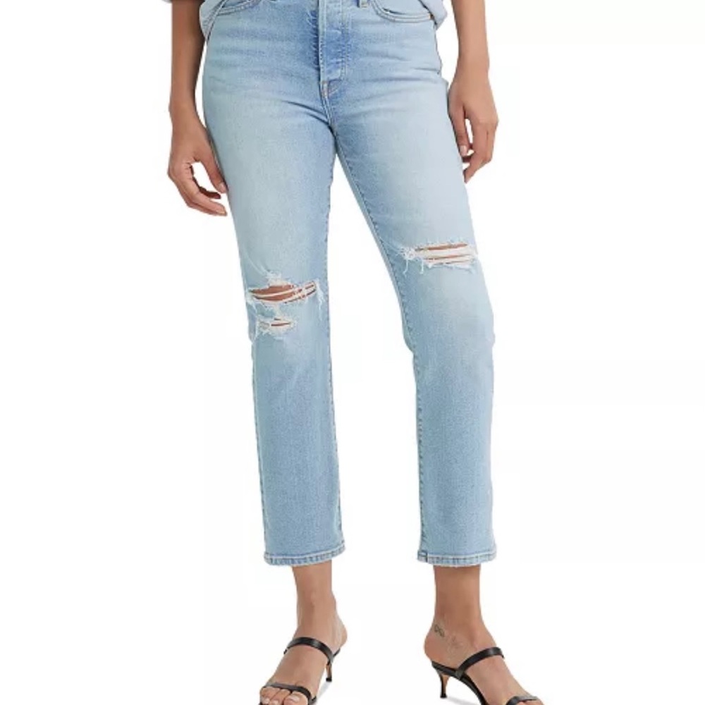 Women’s 509 Light Wash Wedge Straight Cropped Jeans